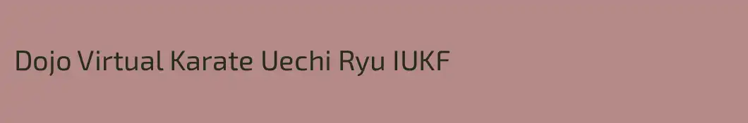 Dojo Virtual Karate Uechi Ryu IUKF